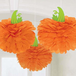 Carnival Accessory Orange for Halloween 3pcs