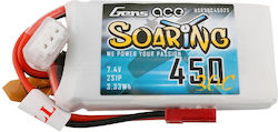 Gens Ace Soaring 30C 2S1P Μπαταρία Li-Po 7.4V 450mAh για Τηλεκατευθυνόμενο