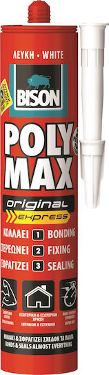 Bison Poly Max Original Express Sealant Silicone for Wood White 280ml