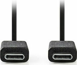 Nedis USB 3.1 USB-C male - USB-C 1m (CCGT64750BK10) Nedis USB 3.1 USB-C male - USB-C 1m (CCGT64750BK10)