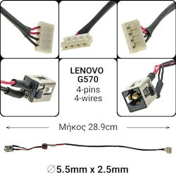 Βuchse Stromversorgung mit Kabel für Lenovo (D273)