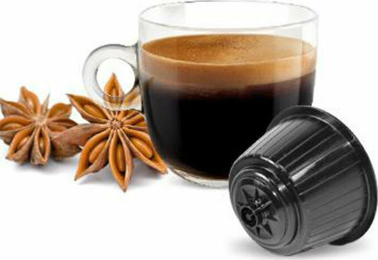 Tiziano Bonini Capsule Espresso Caffe Sambuca Compatibile cu Mașina Dolce Gusto 16capace