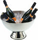 Leone Champagners simple Inox cu dimensiunile 40x40x25cm