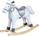 Big Jigs Rocking Toy Horse for 12++ months White