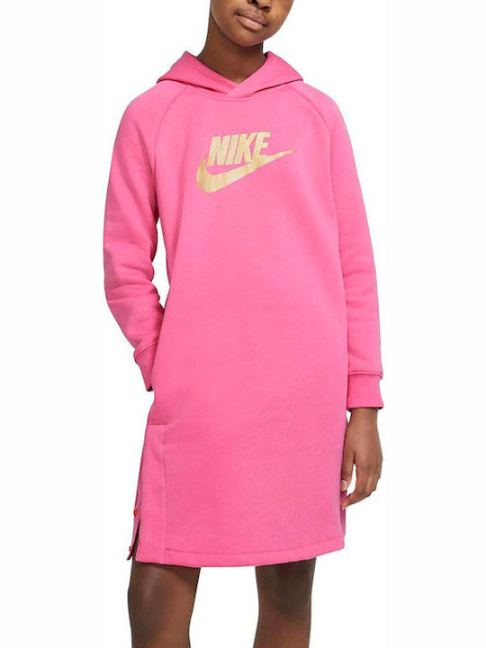 Kinderkleid Mädchenkleider Langärmelig Rosa