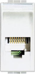 Legrand LivingLight Einzeln RJ11 in Weiß Farbe ...