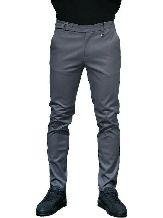 TRESOR CHINOS TROUSERS GREY 4452 SANTELO