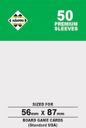 Kaissa Game Accessory 50 Premium Card Sleeves 56x87mm (Standard USA) KA112325