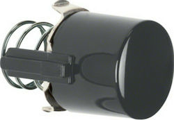 Hager 1930 Schalterplatte Drucktaste in Schwarz...