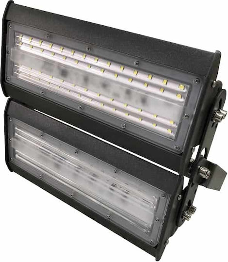 Universe Στεγανός Προβολέας LED 100W Ψυχρό Λευκό 5000K IP65