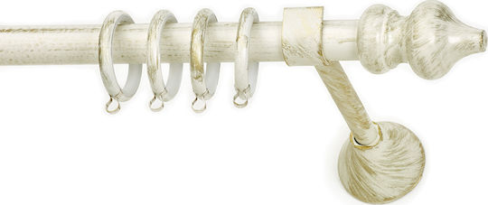 Anartisi Metallic Curtain Pole Baroco Single Φ20mm 160cm MY-13