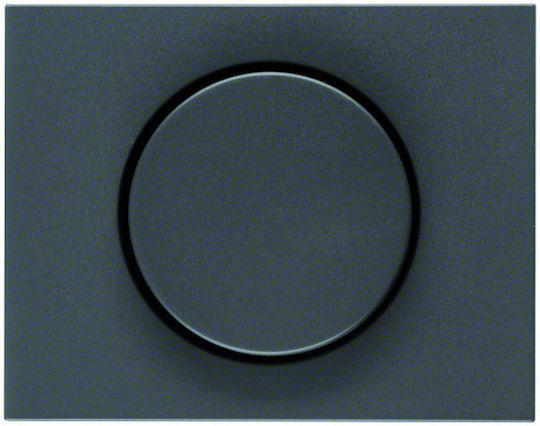 Hager K.1 Dimmer Switch Front Lighting in Black Color 11357006