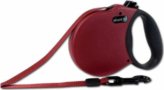 Alcott Foldable Dog Leash/Lead Strap Adventure Retractable Bordeaux 5m Up To 50kg