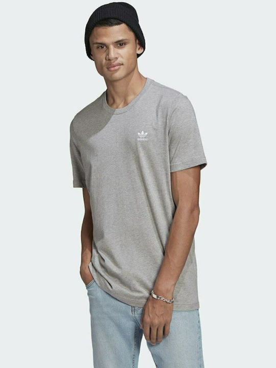 Adidas Adicolor Essentials Trefoil Ανδρικό Αθλητικό T-shirt Κοντομάνικο Medium Grey Heather