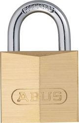 Abus 713 Steel Padlock Brass with Key Brass 20mm 1pcs