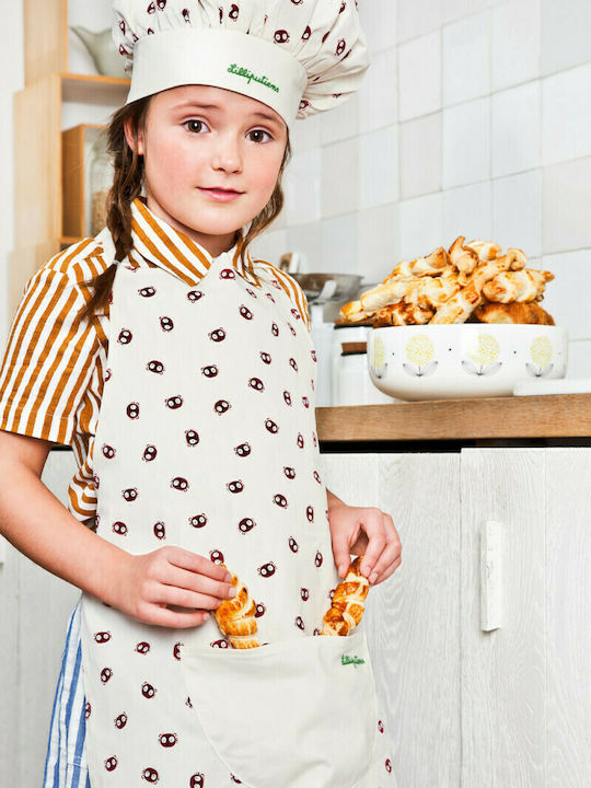 Lilliputiens Little Chef Georges Ποδιά Κουζίνας με Σκούφο Ροζ 59x46cm LΙ81127 2τμχ