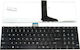 Toshiba Laptop-Tastatur Für Satellit C850 Ohne Rahmen Und Englische (US) Tastatursprache In Schwarzem Farbe
