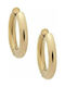 Puppis Earrings Hoops made of Steel Gold Plated PUW86671G