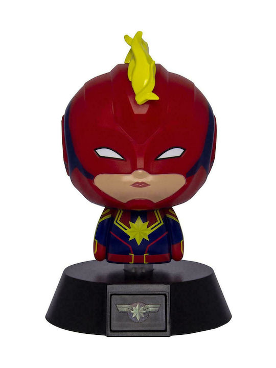Paladone Led Παιδικό Διακοσμητικό Φωτιστικό Captain Marvel Πολύχρωμο 10εκ.