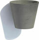 Ecopots Amsterdam Wall Grey Flower Pot Hanging 20x17.5cm in Gray Color