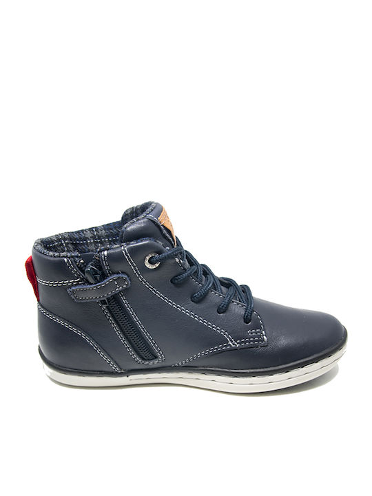 Geox Kids Sneakers High Garcia Anatomic Navy Blue