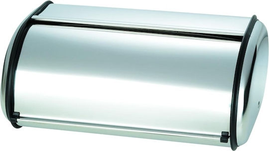 Homestyle Brotkasten mit Deckel Inox Silber 42x27cm Homestyle Brotkasten mit Deckel Inox Silber 42x27cm