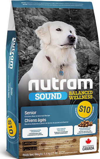 S10 Sound Balanced Wellness Senior 11.4kg Hrană uscată pentru Câini Seniori cu și cu Pui