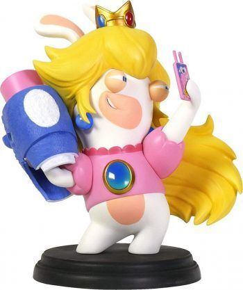 Nintendo Super Mario Праскова Марио и Рабидс Колекционерска Фигура 15см
