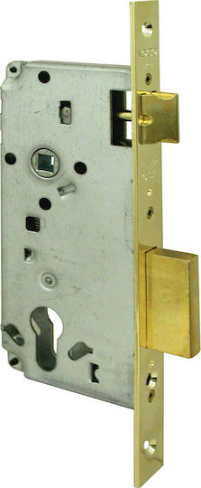 Cisa Locking Line Încuietoare Îngropată cu Cilindru și Centru 40mm Aurie Stânga