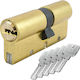 Domus Lock Cylinder Security Alfa 65mm (30-35) ...