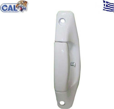 Cal Parisienne Lock for Sliding Aluminum Doors White