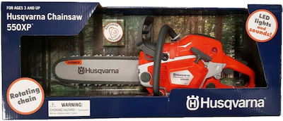 Husqvarna Unelte pentru Copii Αλυσοπρίονο Husqvarna 550XP Με Ήχο & Αλυσίδα που Κινείται pentru 3+ Ani