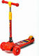 Kinderroller Mickey 3-Rad mit LED-Beleuchtung Rot