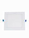 Vito Τετράγωνο Χωνευτό LED Panel 18W με Φυσικό Λευκό Φως 4000K 22.5x22.5εκ.