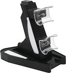 PS5 Dual Charging Station with Dock Port Controller Charging Stand Black