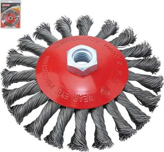 Benman 74316 Wire Brush with Bristles 125mm Μ14
