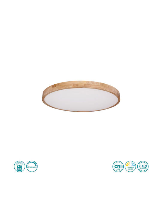 Globo Lighting Rainer Rund Draußen LED Panel mit Warmes Weiß Licht 3000K