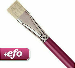 +Efo Plaque Paint Brush Πινέλο Πλακέ Χοιρινό Νο 14 No14