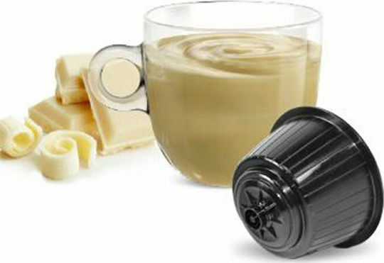 Tiziano Bonini Капсули Шоколад Cioccolata Bianca Съвместими с машина Dolce Gusto 16капси