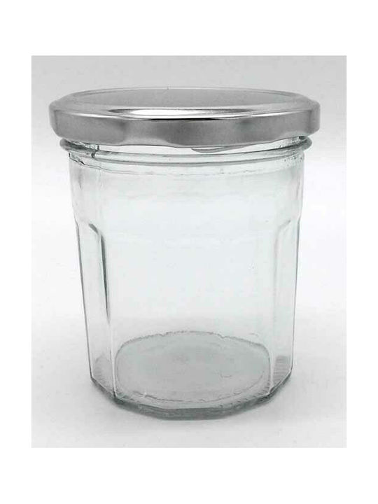 Homestyle Vase General Use with Lid Glass 300ml 1pcs