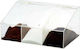 Novatex Coffee Box Transparent 3 Seats L33xW22xH15cm