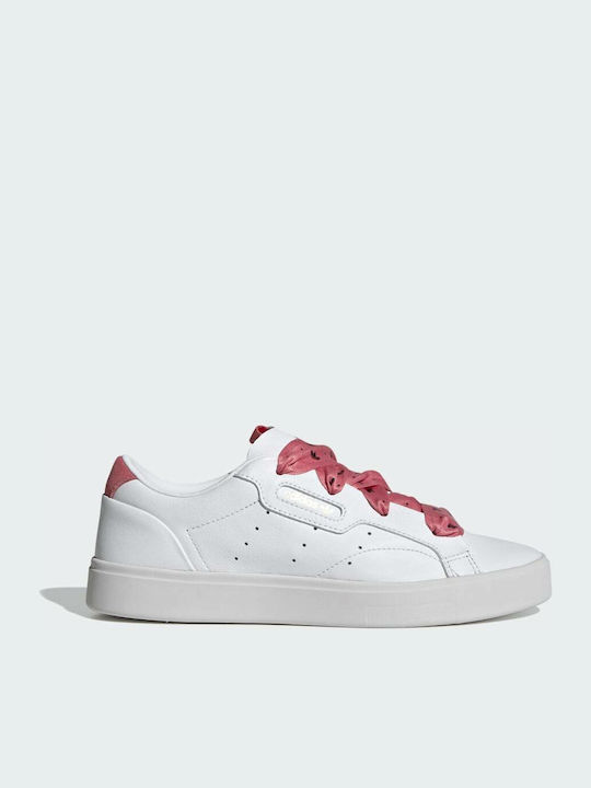 Adidas Sleek Damen Sneakers Cloud White / Hazy Rose / Gold Metallic