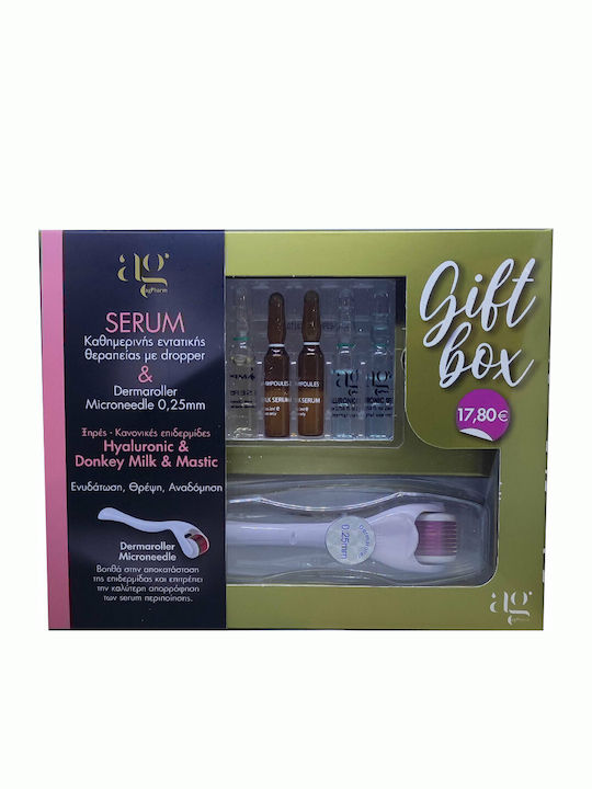 Ag Pharm Box Hyaluronic Комплект за грижа за кожата за Хидратация & Блясък 6бр