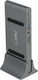 DeLock USB-C Docking Station with HDMI/DisplayPort 4K PD Ethernet and Support for 3 Monitors Gray (87772)