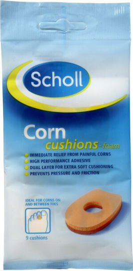Scholl Corn Cushions Foam Callus Patches 9pcs