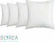 Borea Borea Decorative Throw Pillow with Silicone Bead 3D Filling 80x80cm