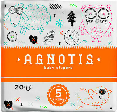 Agnotis Tape Diapers Baby No. 5 for 11-25 kgkg 20pcs