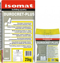 Isomat Durocret Plus Ρητινούχο, Ινοπλισμένο Επισκευαστικό Τσιμεντοκονίαμα (Γκρι) 25kg