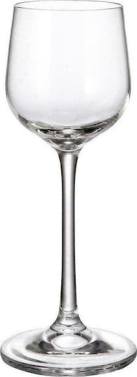 Bohemia Strix Set of Glasses Liqueur/Ouzo made of Crystal Stemmed 60ml 6pcs