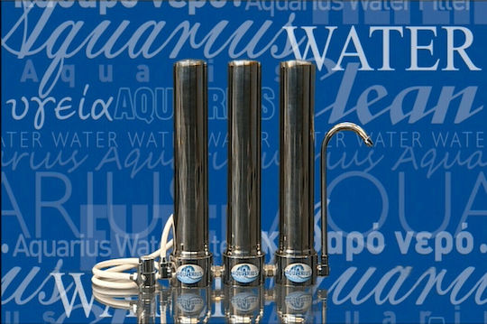 Aquarius A7 Sistem de Filtrare a Apei Triplu Deasupra blatului cu Robinet și Filtru de Schimb